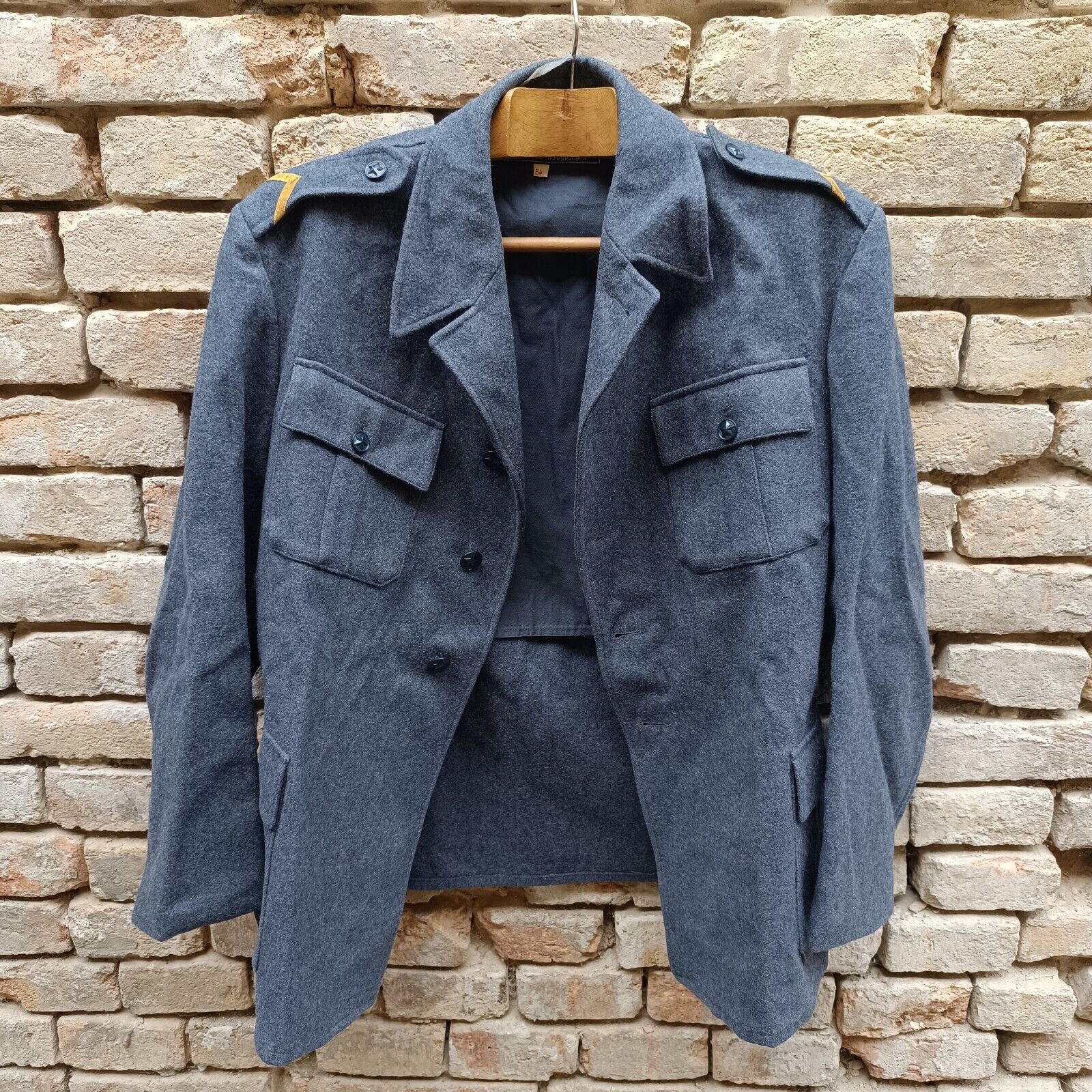 JNA Yugoslav Air Force SERGEANT blouse - M55 - woolen jacket size 54