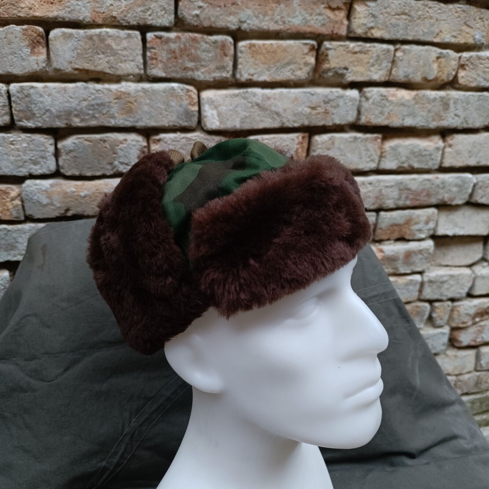 NEW!!! M93 camo Yugoslav air force USHANKA winter hat - subara JRV i PVO