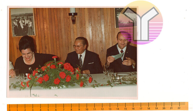 President Josip Broz TITO with spouse Jovanka and ? - YUGOSLAVIA - SFRJ - #22