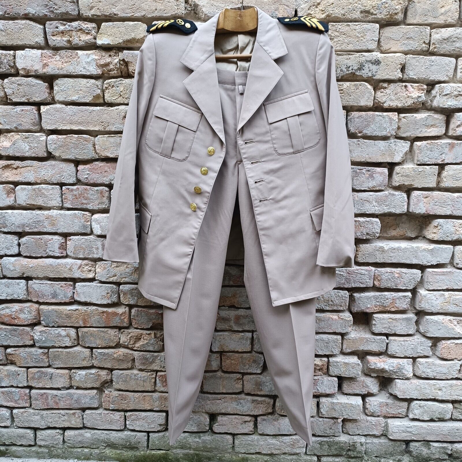 JRM SFRJ Socialist Yugoslavia Navy  NCO summer khaki uniform - warrant officer I